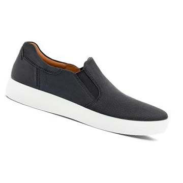 Pánské Boty Casual Ecco Soft 7 Slip-on Černé Šedé | CZ 482NWY